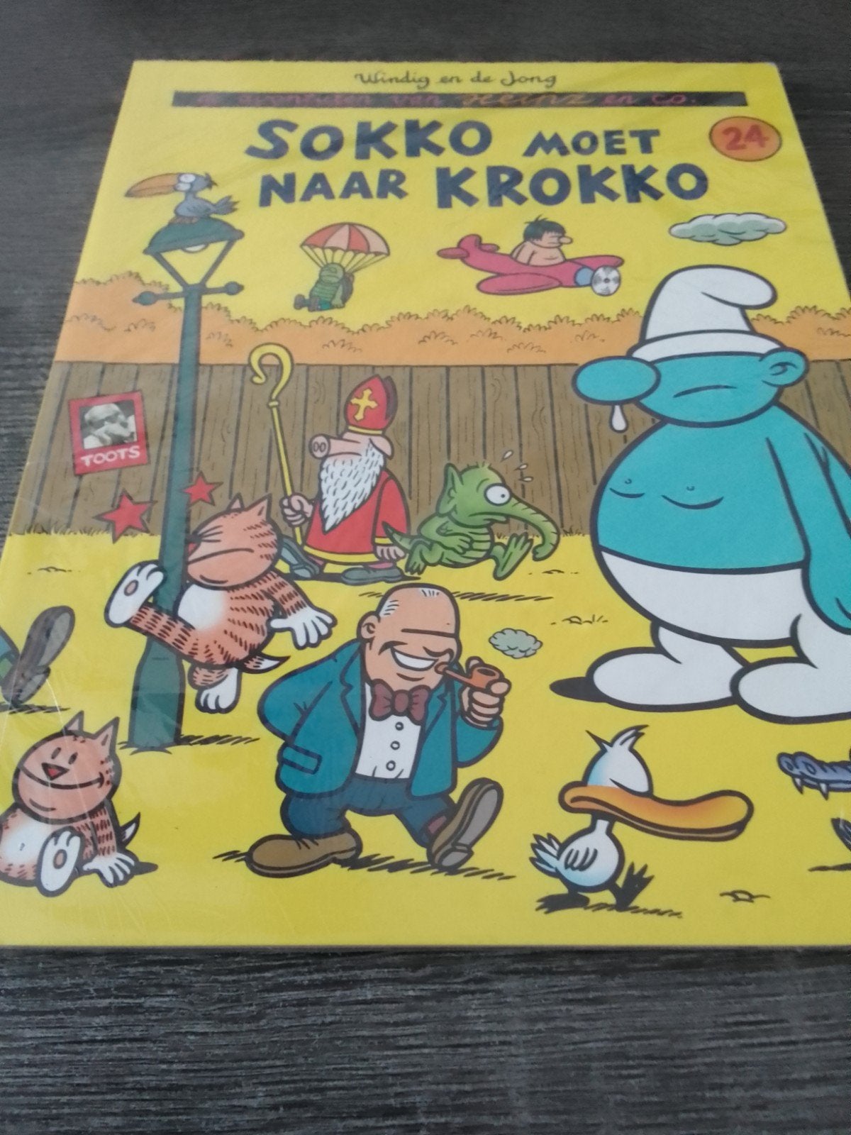 Sokko Moet Naar Krokko - Stripboek nr. 24, Eén stripboek, Ophalen, Gelezen, Windig en de Jong