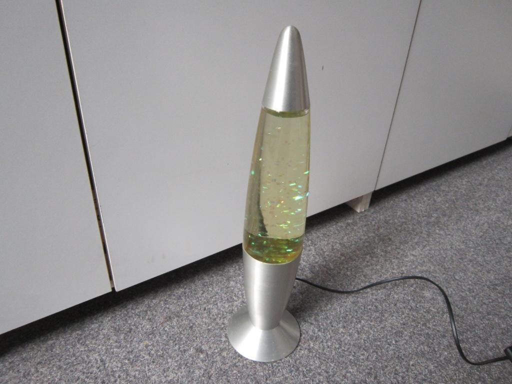 LAVALAMP GLITTERLAMP, Ophalen, LAVALAMP, Zo goed als nieuw, Glas