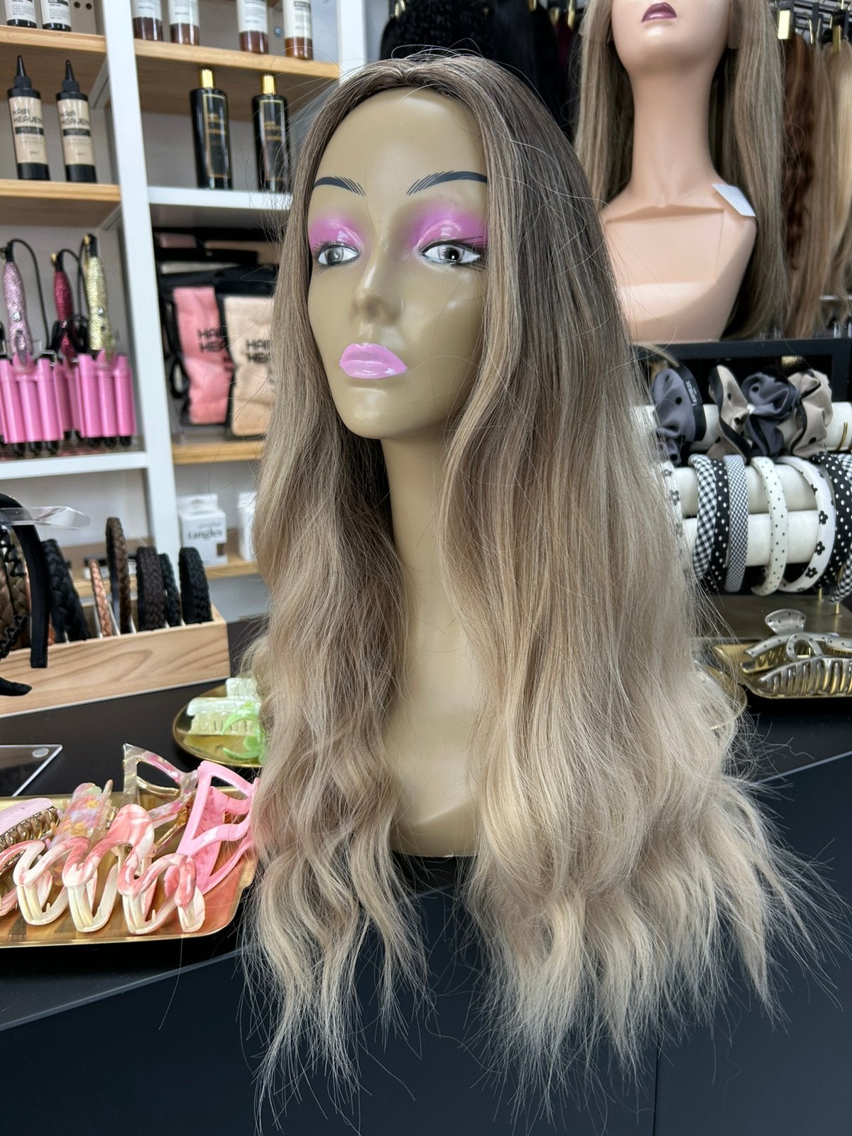 Pruik Monofibre hair Lace Wig Haarverlenging 20%Korting, Sieraden, Tassen en Uiterlijk, Uiterlijk | Haarverzorging, Ophalen of Verzenden