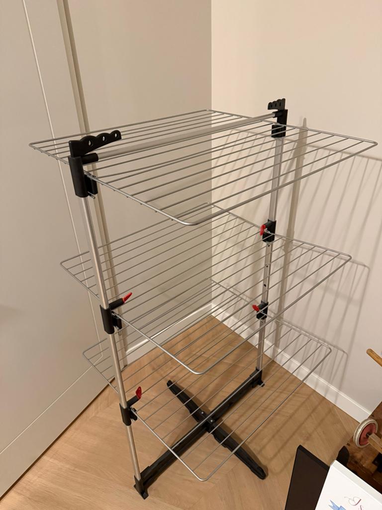 Handig 3-laags droogrek - Inklapbaar en ruimtebesparend, Huis en Inrichting, Overige Huis en Inrichting, Gebruikt, Ophalen