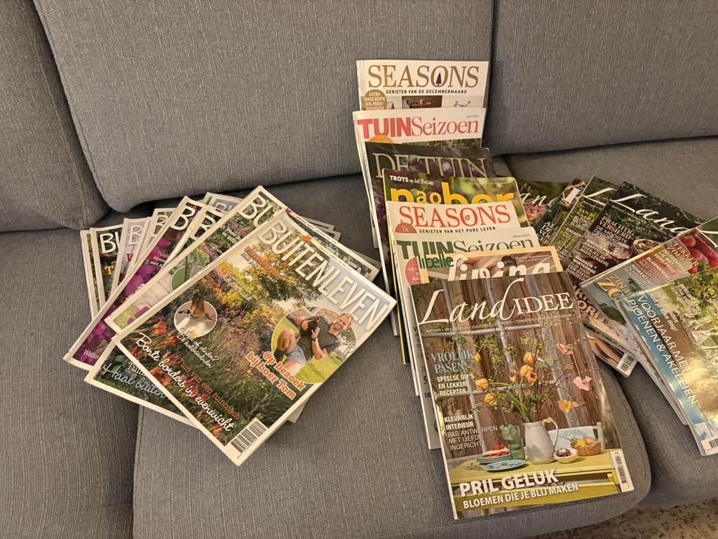 Stapel buitenlevens, landidee en seasons, Boeken, Tijdschriften en Kranten, Ophalen, Gelezen