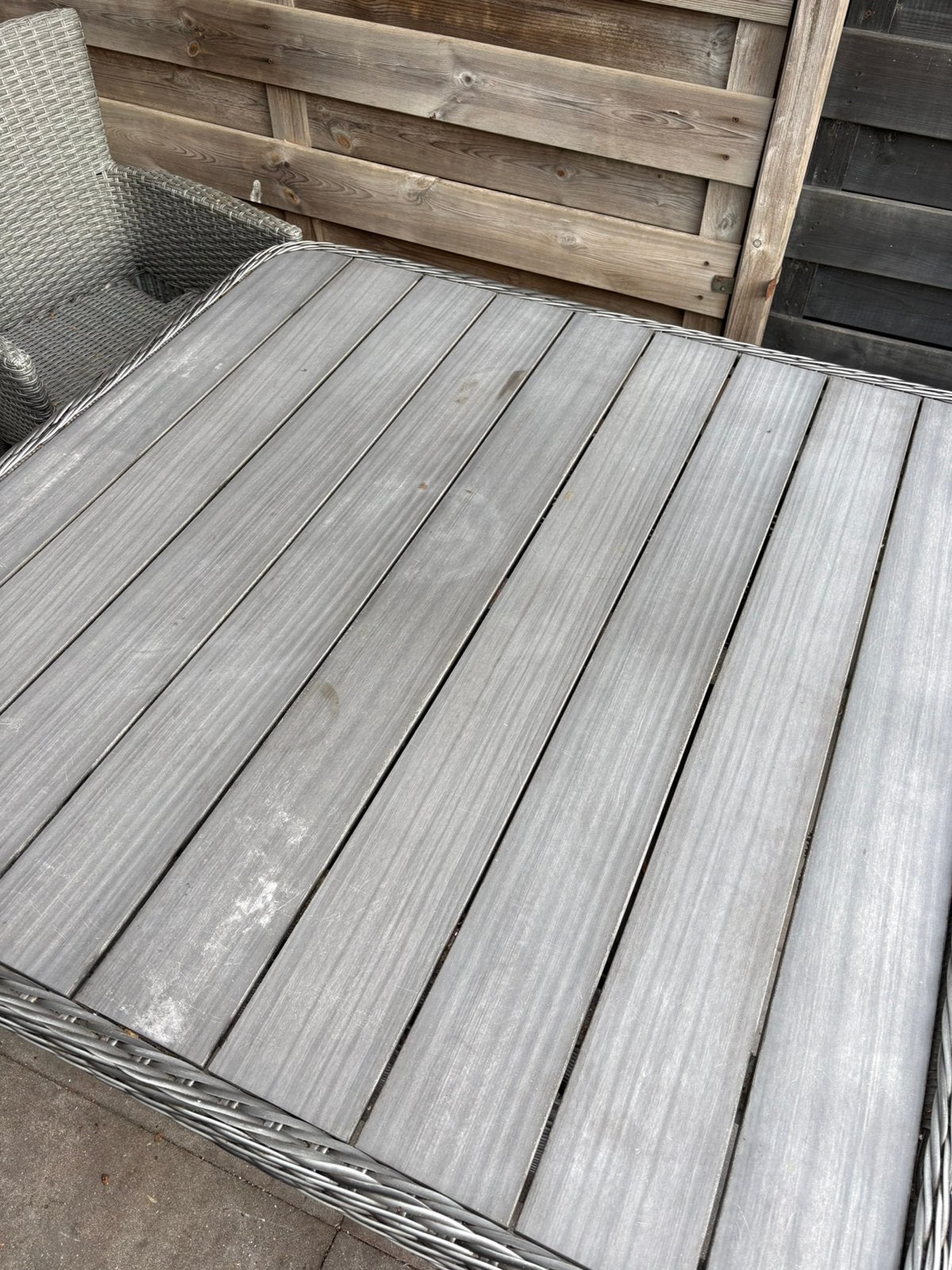 Tuinset JYSK €50 moet zsm weg!!, Ophalen, 4 zitplaatsen, Kunststof, Gebruikt