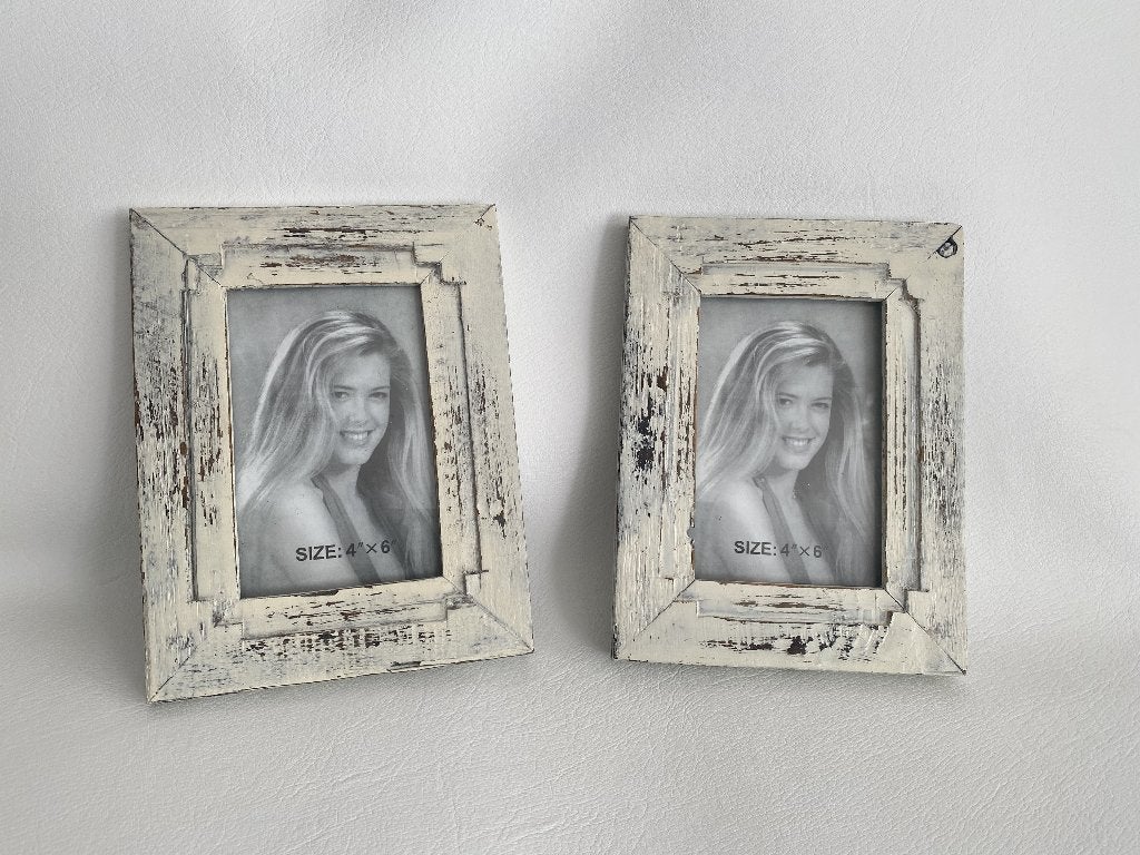 2 fotolijstjes brocante, Antiek en Kunst, Ophalen
