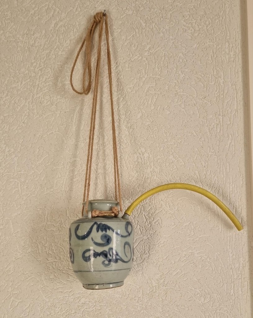 Oude keramiche Chinese Waterkan, Antiek en Kunst, Ophalen of Verzenden