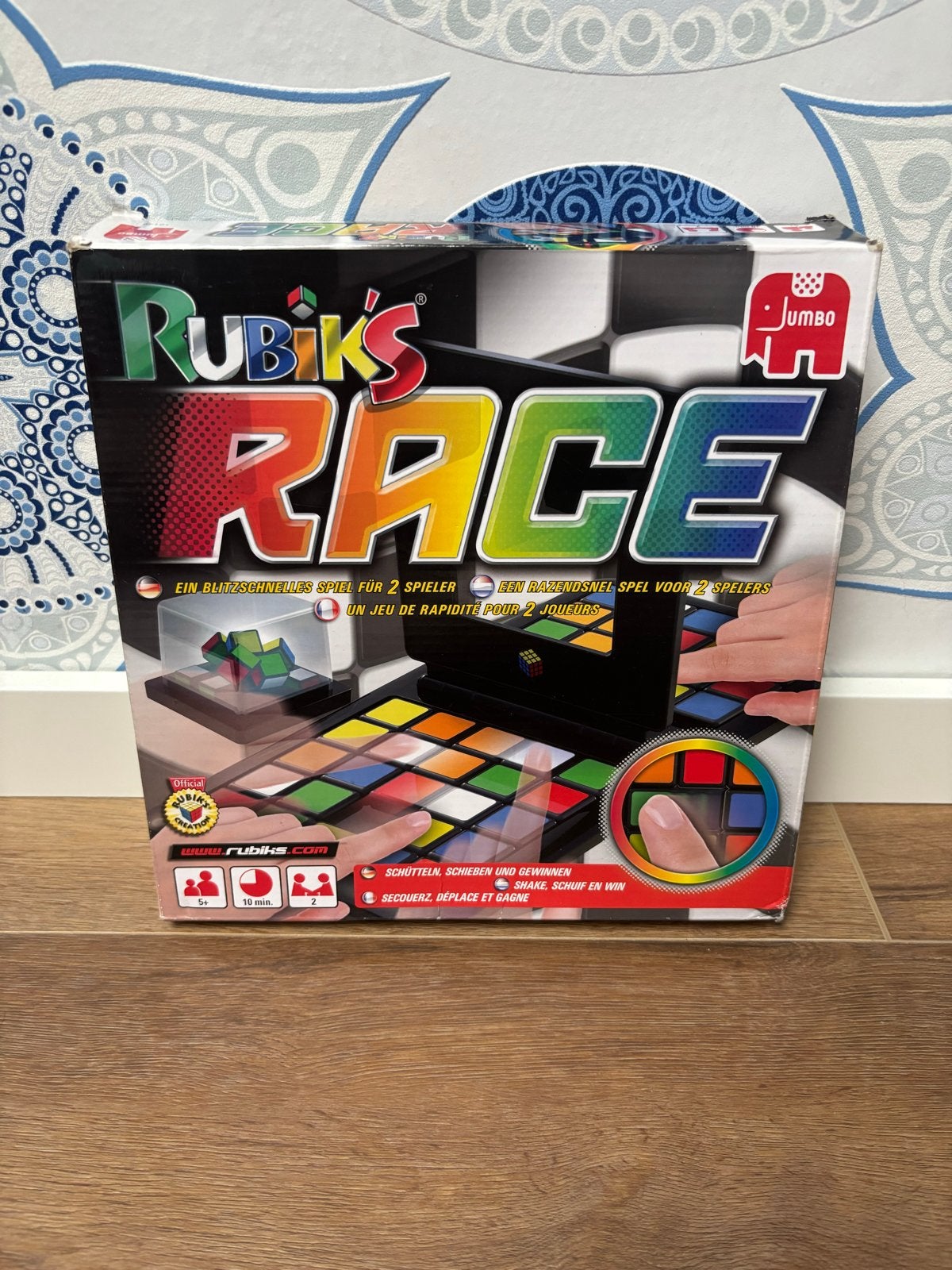 Rubik's Race - Razendsnel puzzelspel voor 2 spelers, Een of twee spelers, Ophalen of Verzenden, Gebruikt