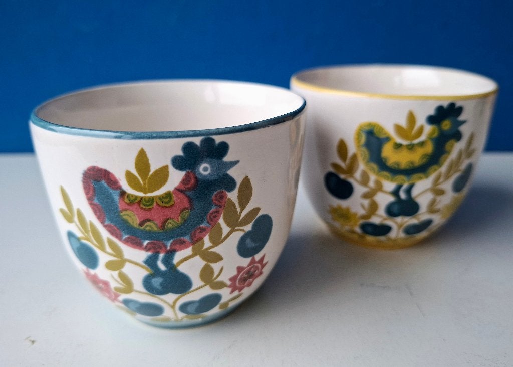 Mokjes zonder oor/Folklore Art, Huis en Inrichting, Keuken | Servies, Gebruikt, Ophalen of Verzenden, Overige stijlen, Kop(pen) en/of Schotel(s)