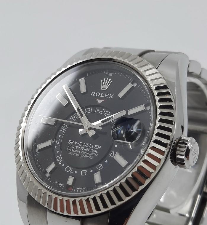 Rolex Sky-Dweller 326934 - Z.G.A.N.   factuur, Sieraden, Tassen en Uiterlijk, Horloges | Heren, Ophalen, Polshorloge, Zo goed als nieuw