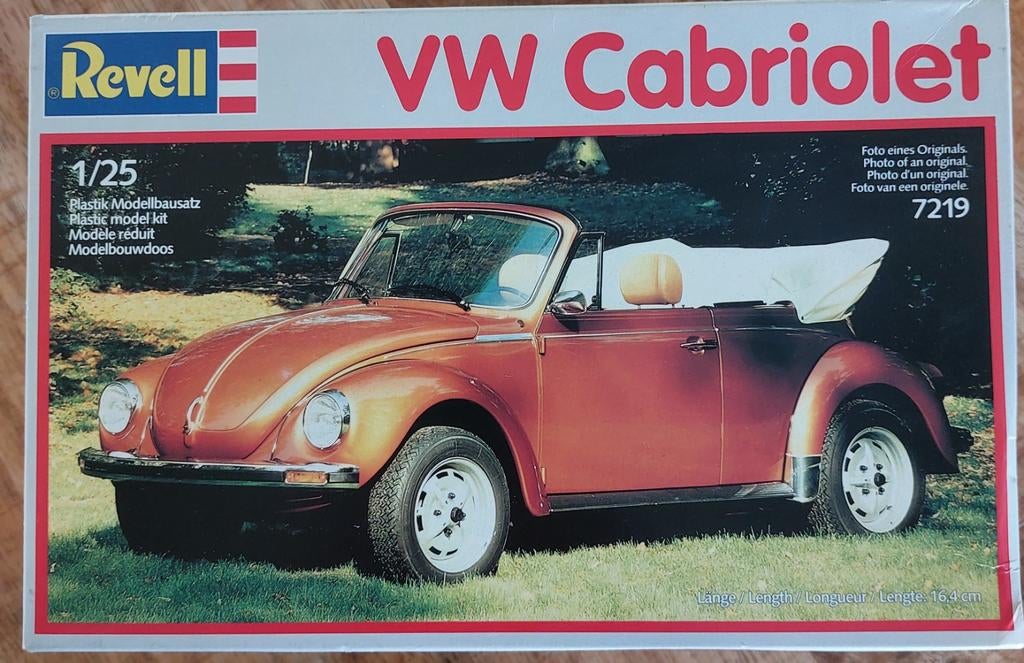 Revell VW Kever Cabriolet Modelbouwdoos 1:25, Ophalen of Verzenden