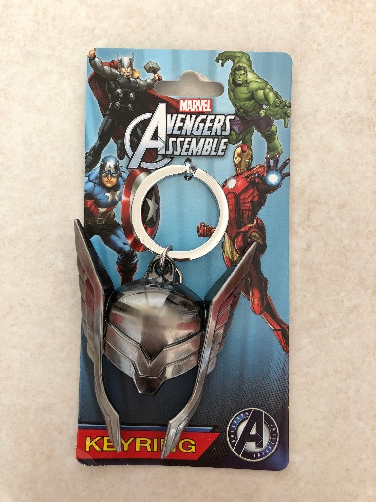 Sleutelhanger Thor helm Marvel, nieuw, Ophalen of Verzenden, Nieuw, Knuffel of Figuurtje