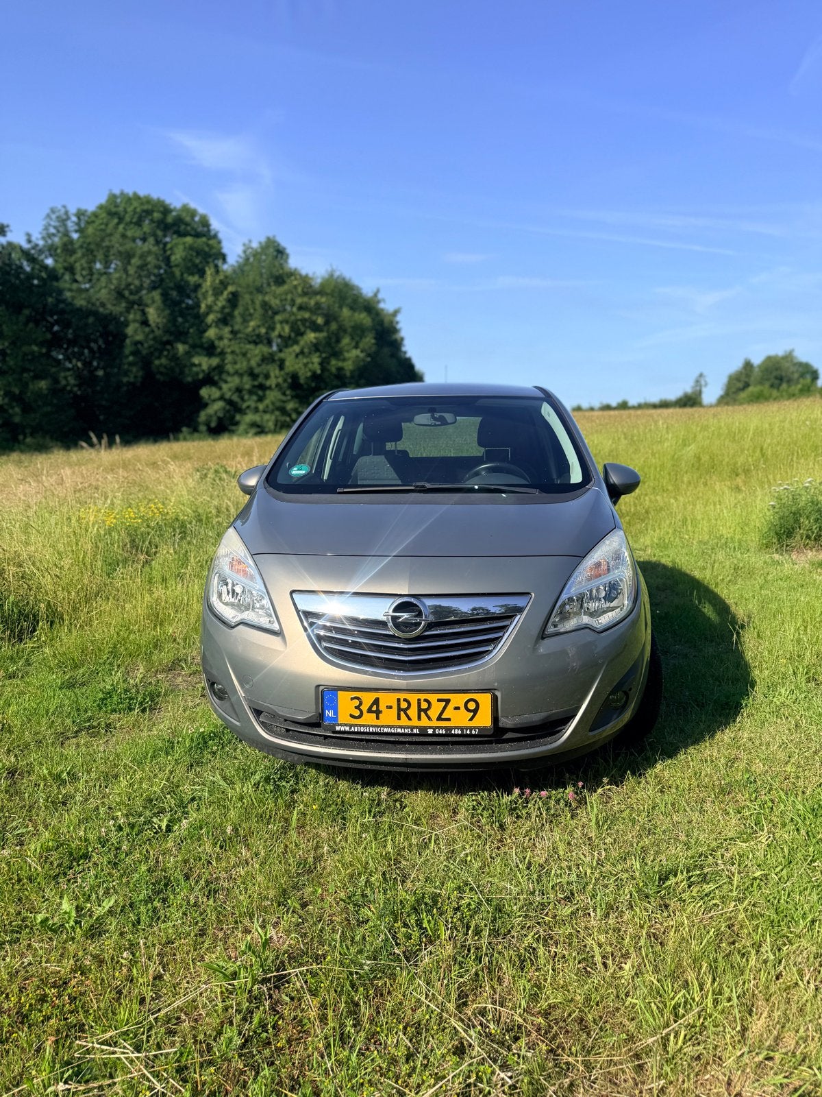 Opel Meriva 1.4 Turbo 88KW 2011 Bruin, Auto's, Opel, Voorwielaandrijving, 4 cilinders, Bruin, Origineel Nederlands