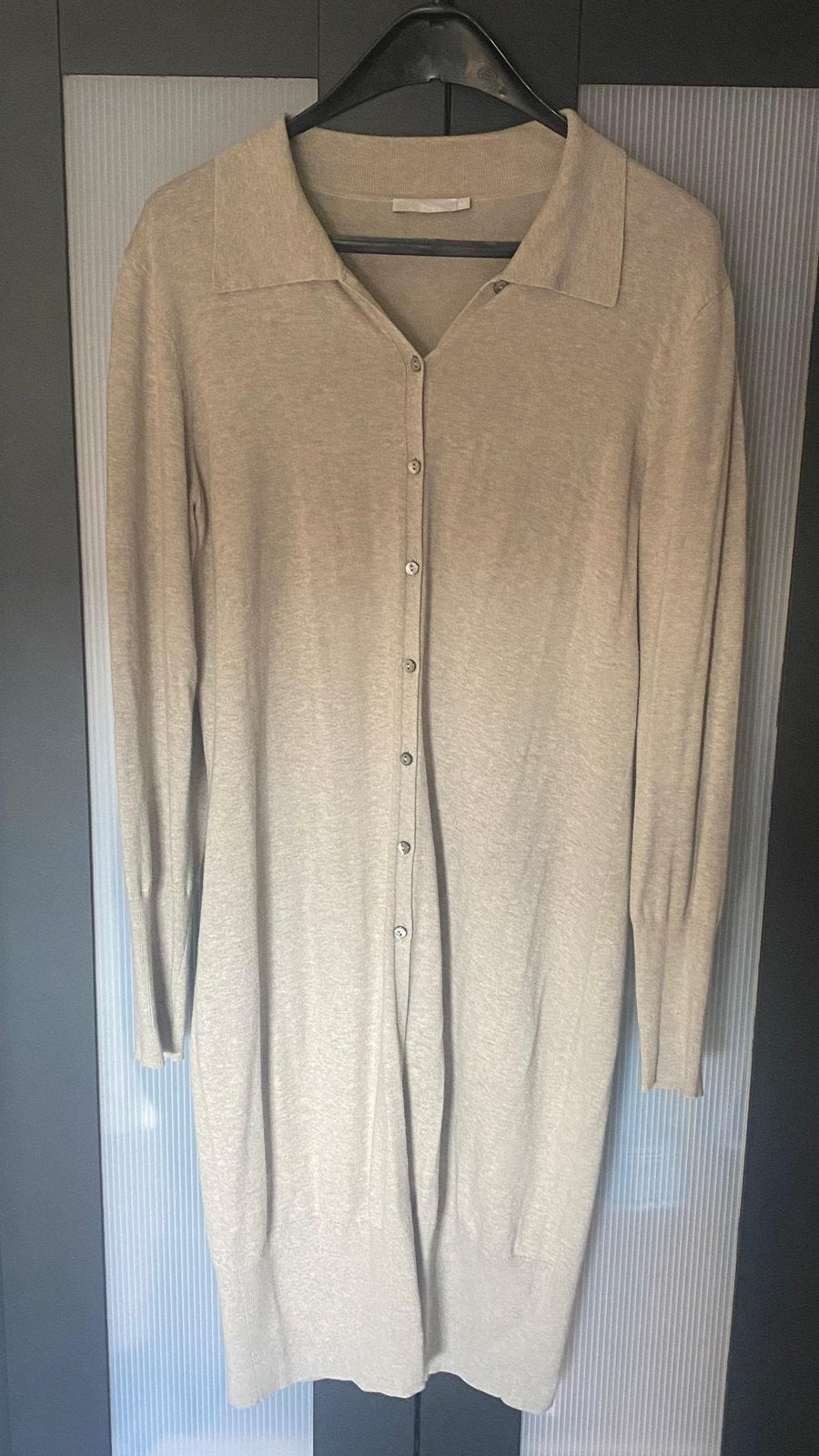Sylver lang vest maat 42, Ophalen, Zo goed als nieuw, Maat 42/44 (L), Beige