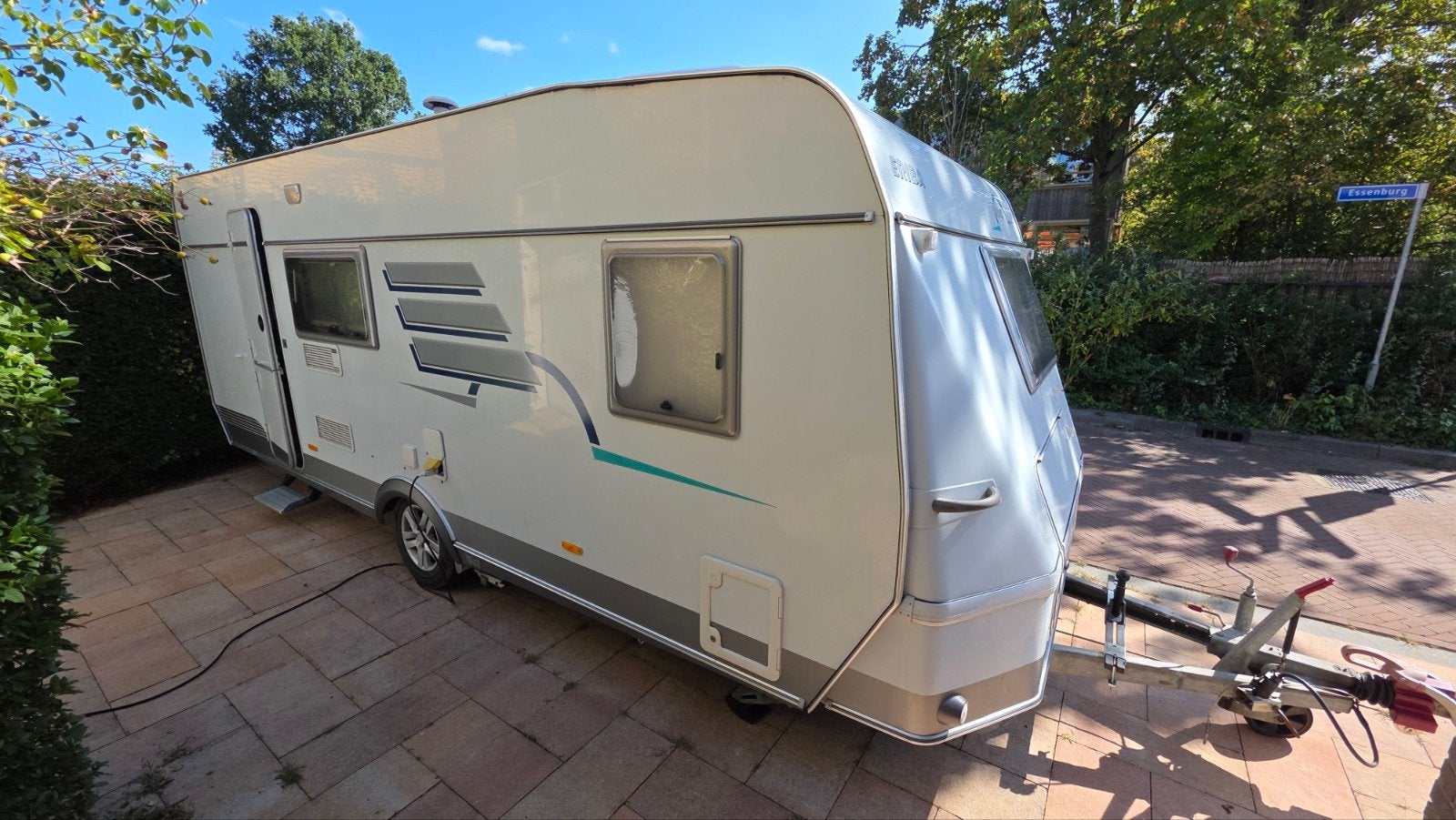 Eriba Nova 560 2003 (stapelbed/mover/voortent/compleet), Caravans en Kamperen, Schokbreker, Treinzit, Particulier, 6 tot 7 meter