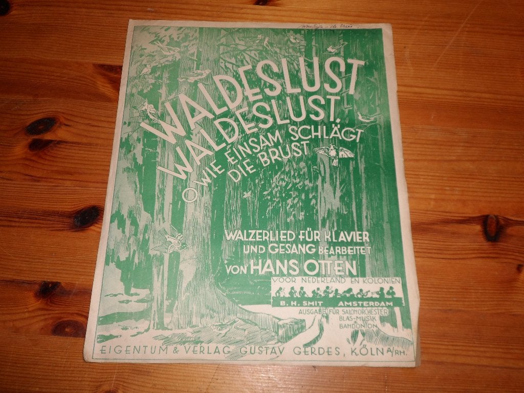 Hans otten - waldeslust, Zang, Gebruikt, Ophalen of Verzenden, Artiest of Componist