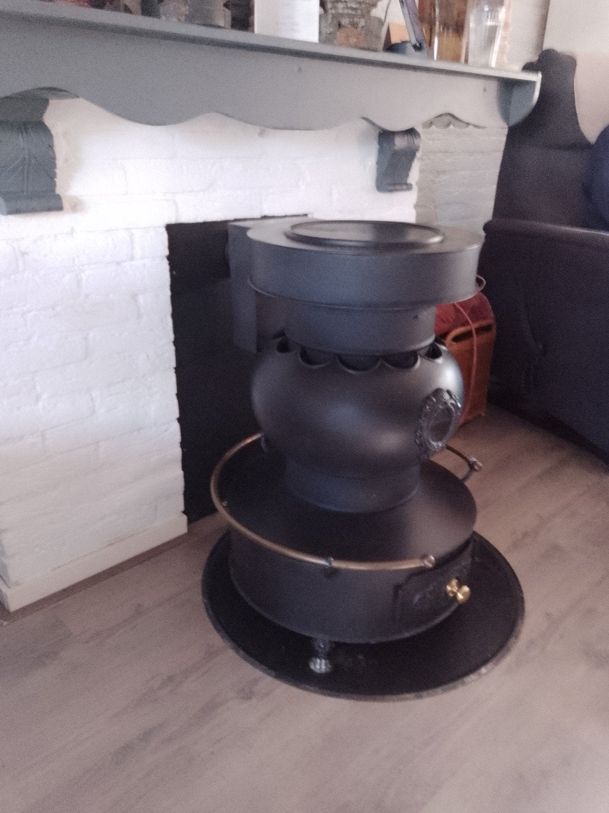gaskachel, Ophalen, Gebruikt, Gas, Gaskachel