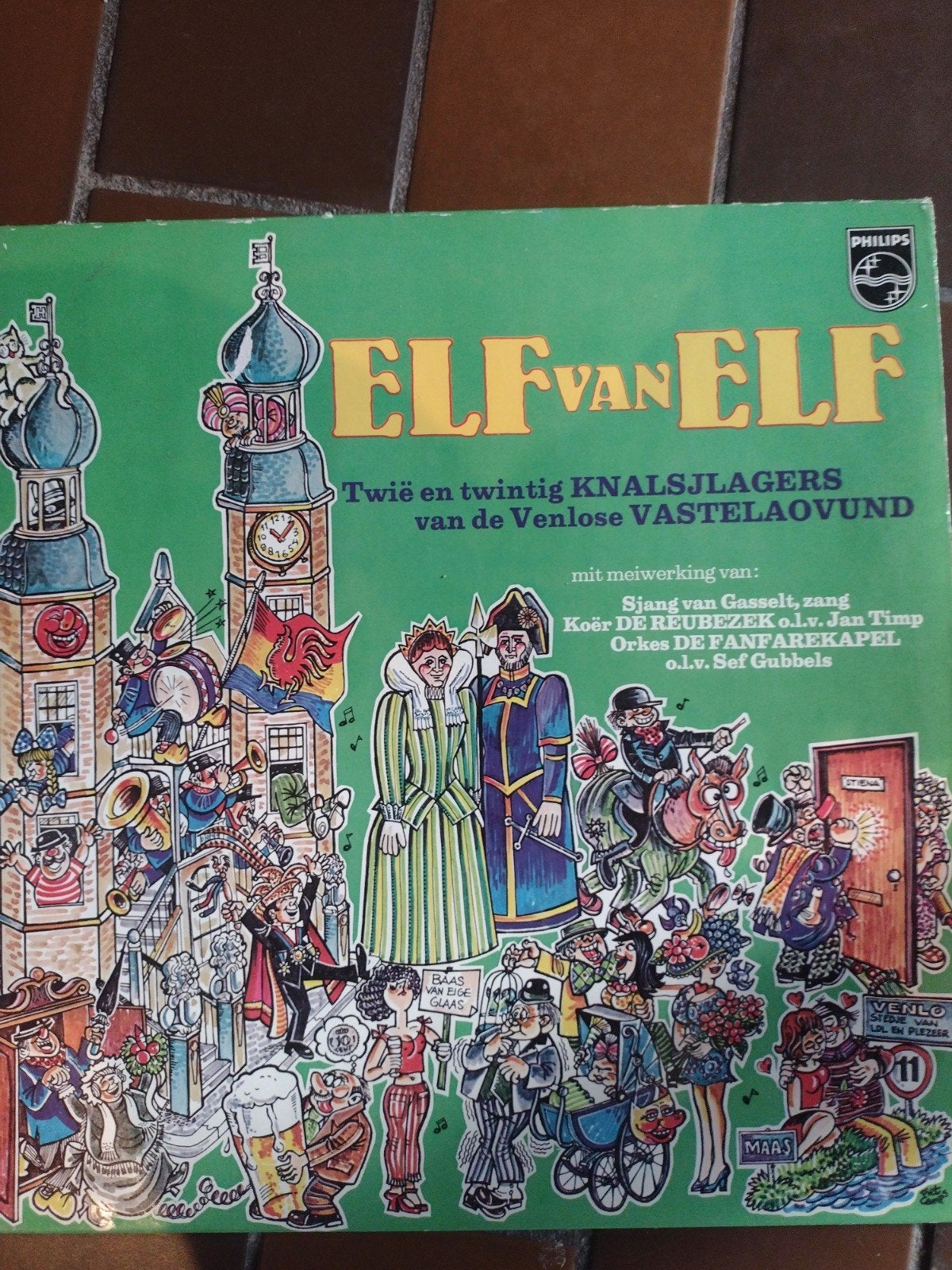 LP Elf van Elf - Vastelaovend in Venlo, Cd's en Dvd's, LP, Gebruikt, Ophalen of Verzenden, Feestmuziek