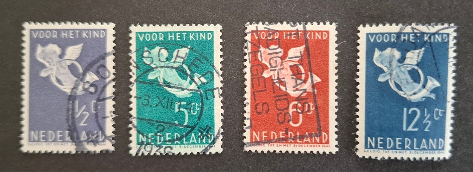 Nederland 1936 nvph 289-292 Kinderzegels, Ophalen of Verzenden, Gestempeld
