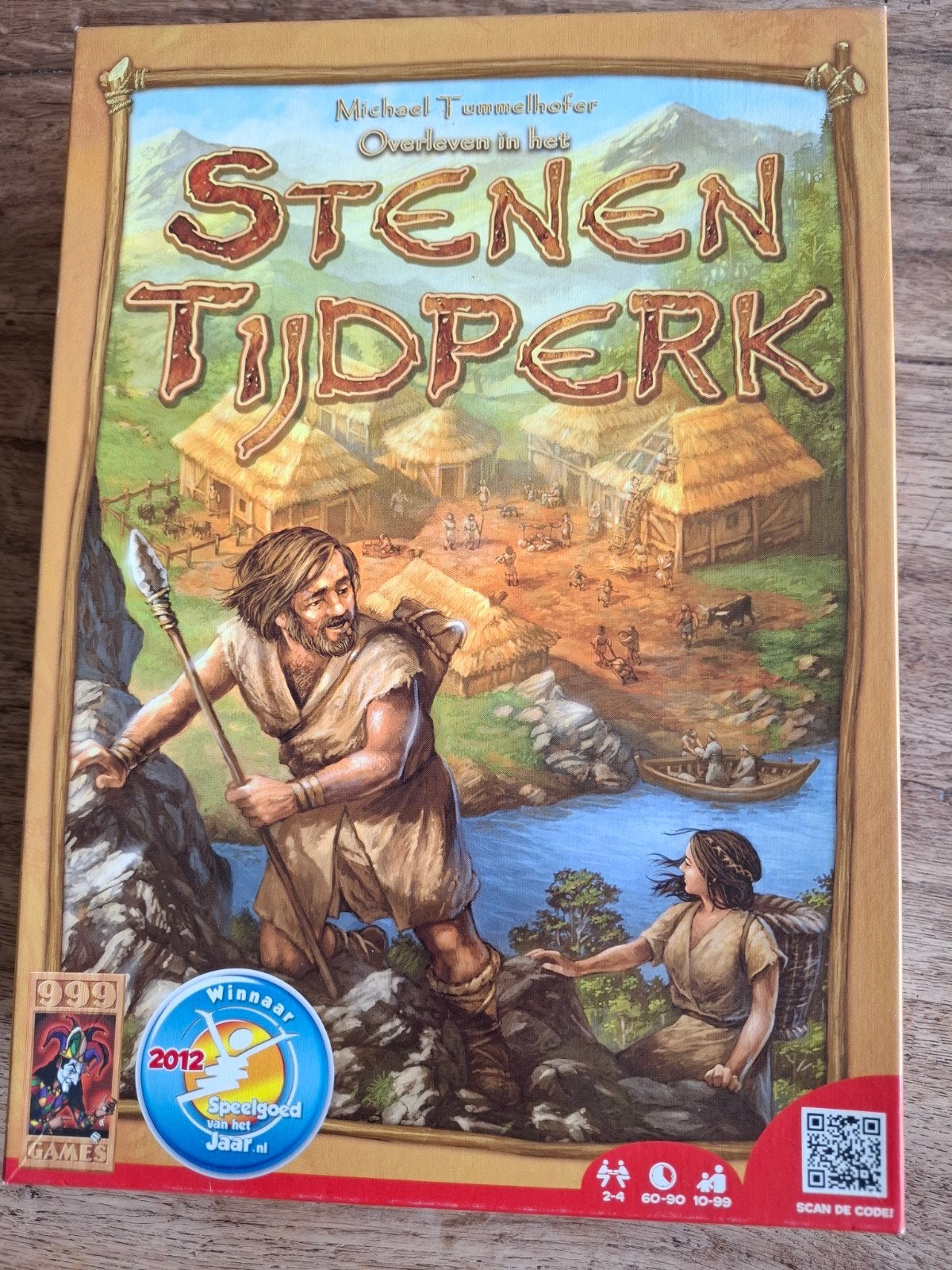 Stenen Tijdperk Basisspel - Compleet en als nieuw, Hobby en Vrije tijd, Gezelschapsspellen | Bordspellen, Drie of vier spelers