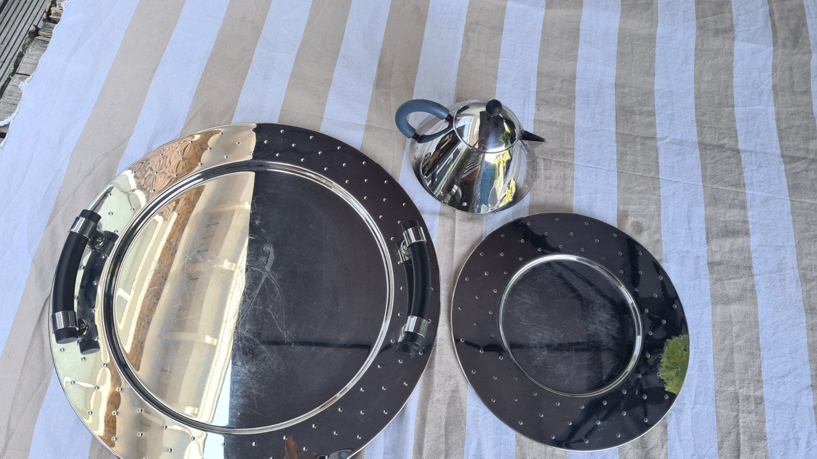 Alessi schalen, Ophalen, Met handvatten, Gebruikt, Schaal