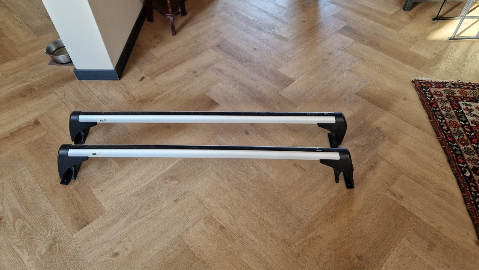 Dakdragers VW touran., Ophalen