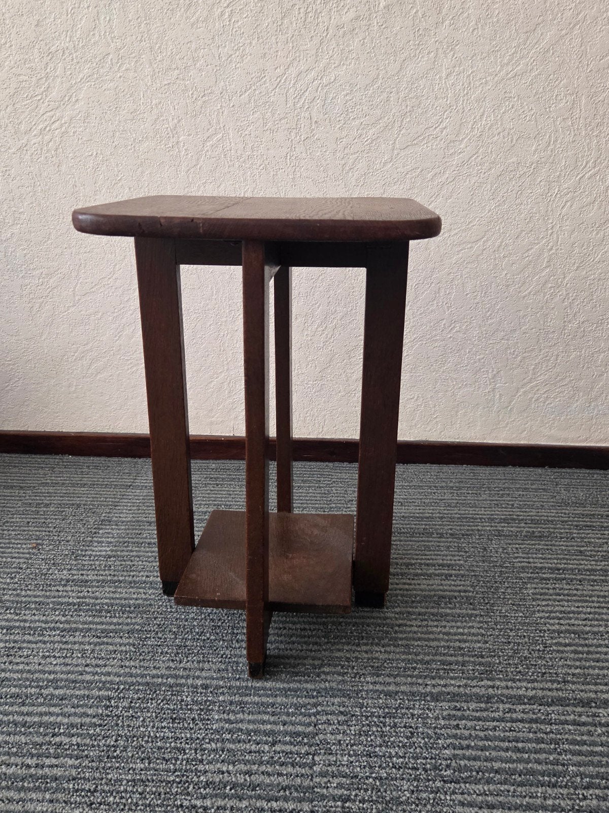 Houten bijzettafel - Gebruikt, Minder dan 55 cm, Gebruikt, Klassiek, Rechthoekig