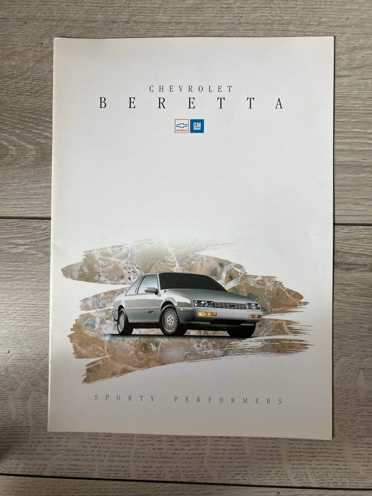 Chevrolet Beretta Brochure - Sporty Performers, Ophalen of Verzenden, Zo goed als nieuw, Chevrolet