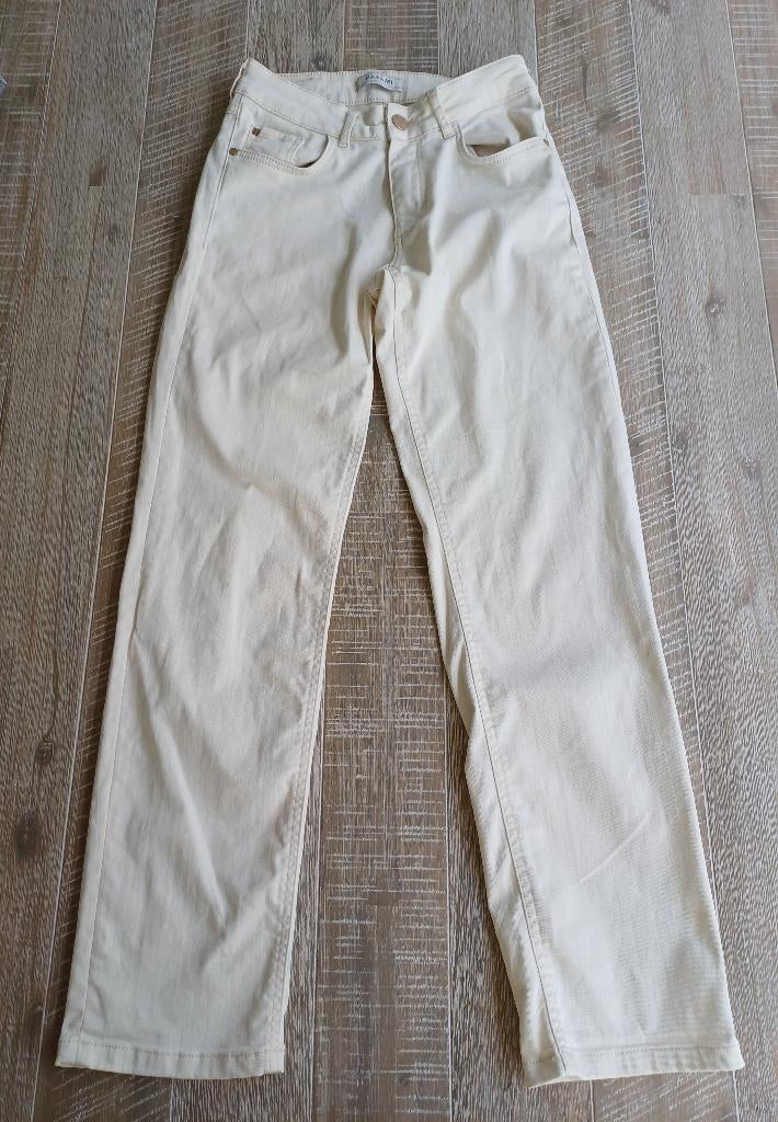 Parami creme jeans Bobby mt 34, Parami, Beige, Ophalen of Verzenden, Zo goed als nieuw