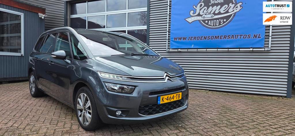 Citroen Grand C4 Picasso 1.6 e-THP Intensive, Auto's, Citroën, Stof, Gebruikt, 4 cilinders, 7 stoelen