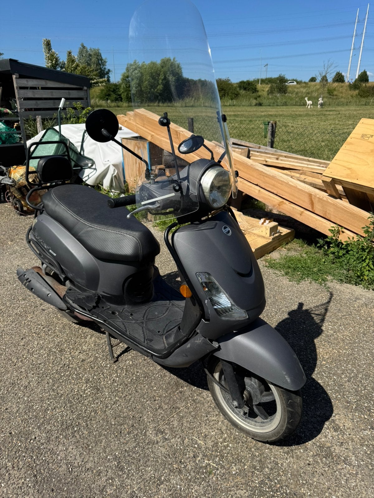 Sym fiddle 2 2020 geel kenteken opknapper, Ophalen, Zo goed als nieuw, Benzine, Fiddle