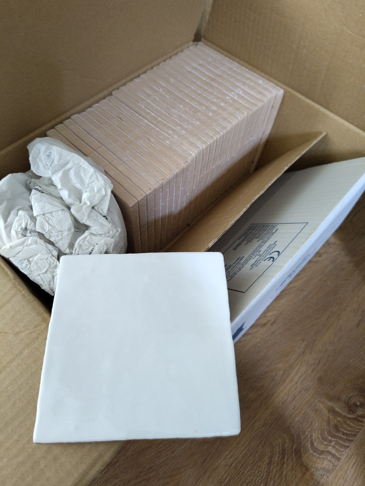 24x wittel keukentegels 13*13cm., Doe-het-zelf en Verbouw, Tegels, Ophalen, Nieuw, Minder dan 20 cm, Minder dan 5 m²