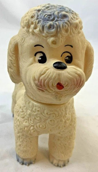 Rubbertoys Italië Vintage Piepfiguur Poedel Hond Rubber 50s, Coolsingel 104, 3011 AG Rotterdam, Netherlands, Verzenden, Zo goed als nieuw