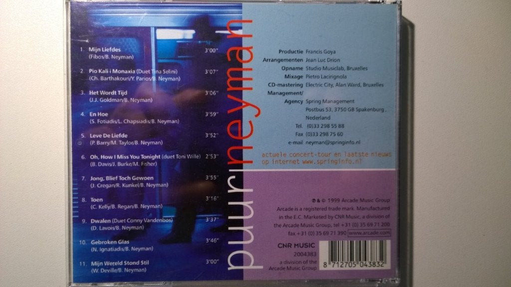 Benny Neyman - Puur Neyman, Ophalen of Verzenden, Zo goed als nieuw, Pop, Album
