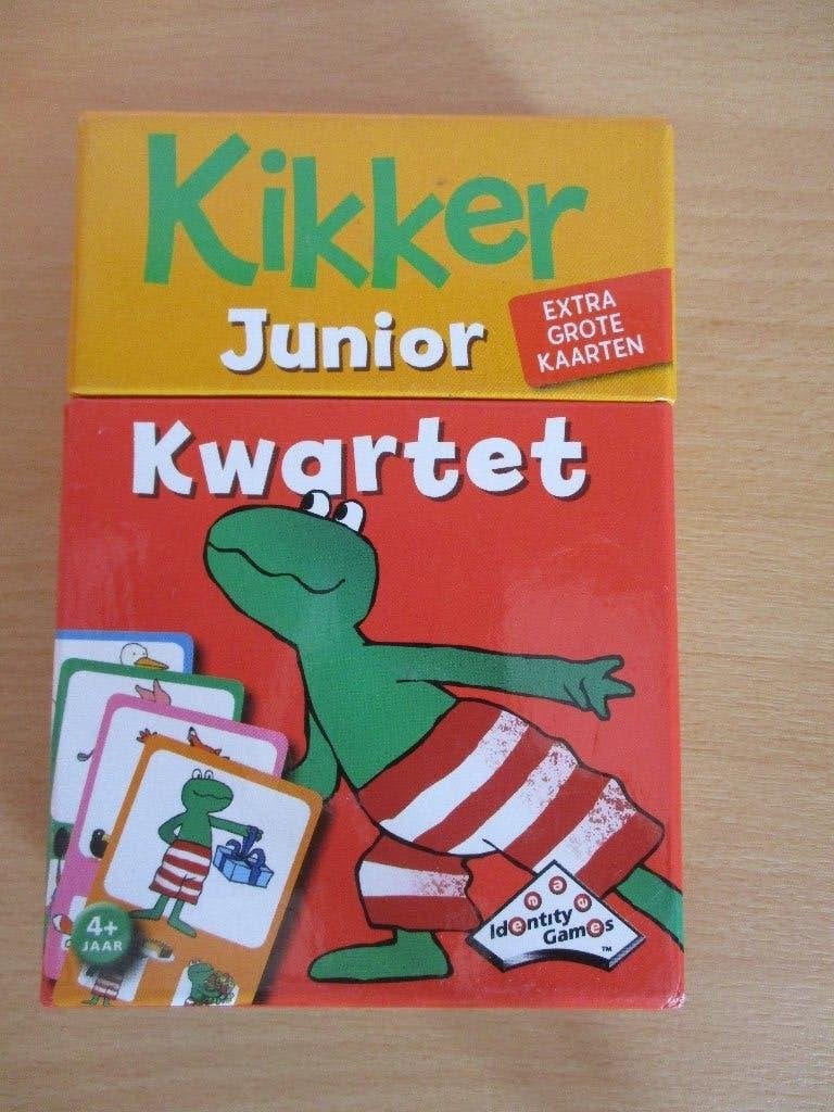 Kikker Kwartet spel - Uit boek van Max Velthuis, Ophalen of Verzenden, Zo goed als nieuw, Identity Games