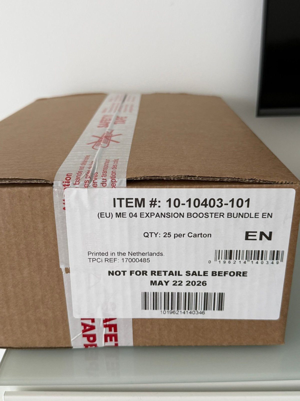 Pokémon Chaos Rising English Sealed Case –25 Booster Bundles, Ophalen, Nieuw, Boosterbox, Foil