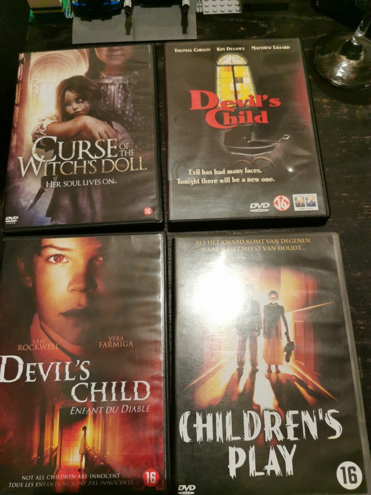 4 horror spannende films, Vanaf 16 jaar, Ophalen, Zo goed als nieuw, Overige genres