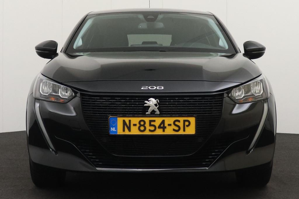 Peugeot e-208 EV Allure 50 kWh Carplay Climate Half-Leder 16, 136 pk, Gebruikt, Zwart, Parkeersensor