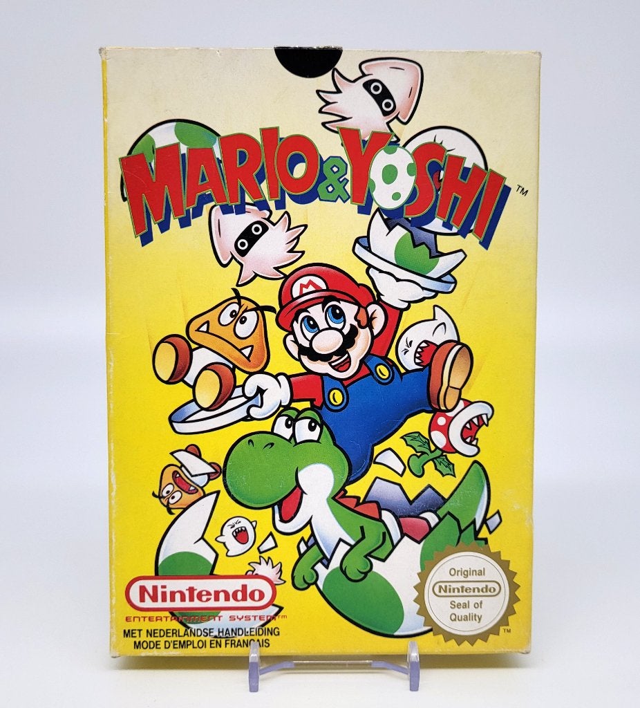 Mario & Yoshi - Nintendo NES - CIB - PAL B, Spelcomputers en Games, Games | Nintendo NES, Gebruikt, Verzenden, Overige genres