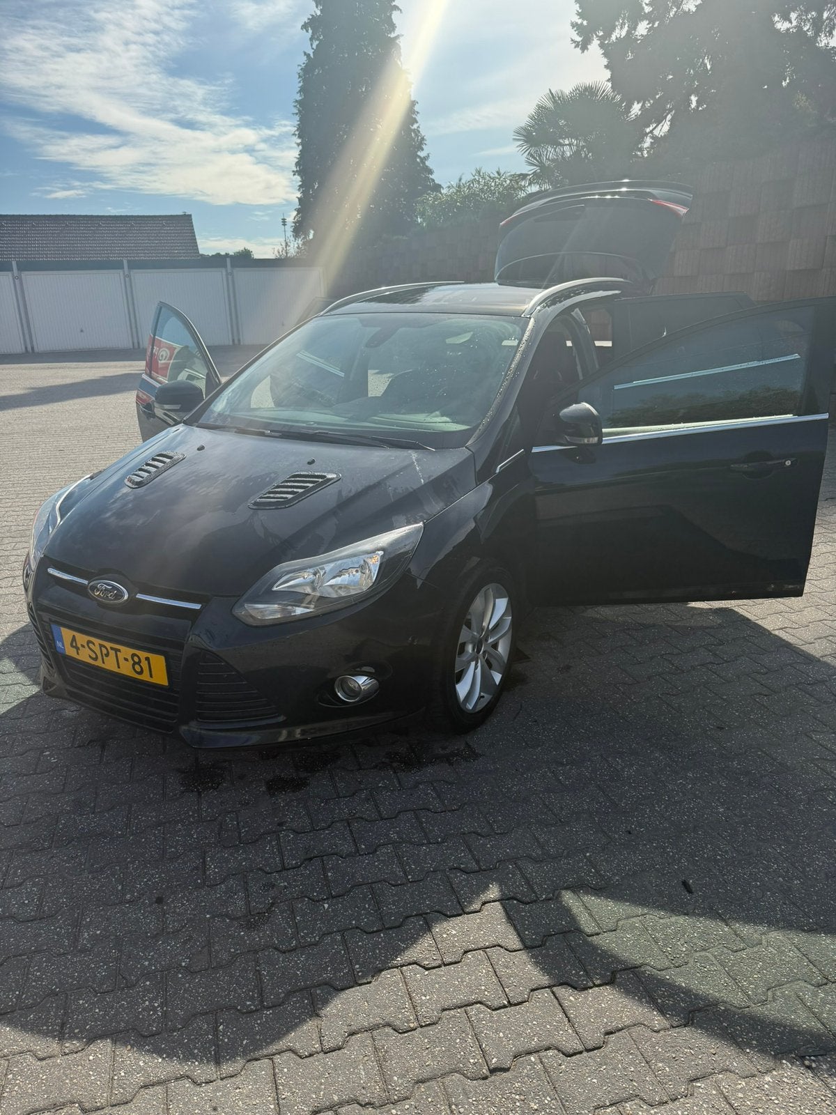 Ford Focus 1.6 Tdci 77KW Wagon 2013 Zwart, Auto's, Ford, Euro 5, 4 cilinders, Zwart, Stationwagon