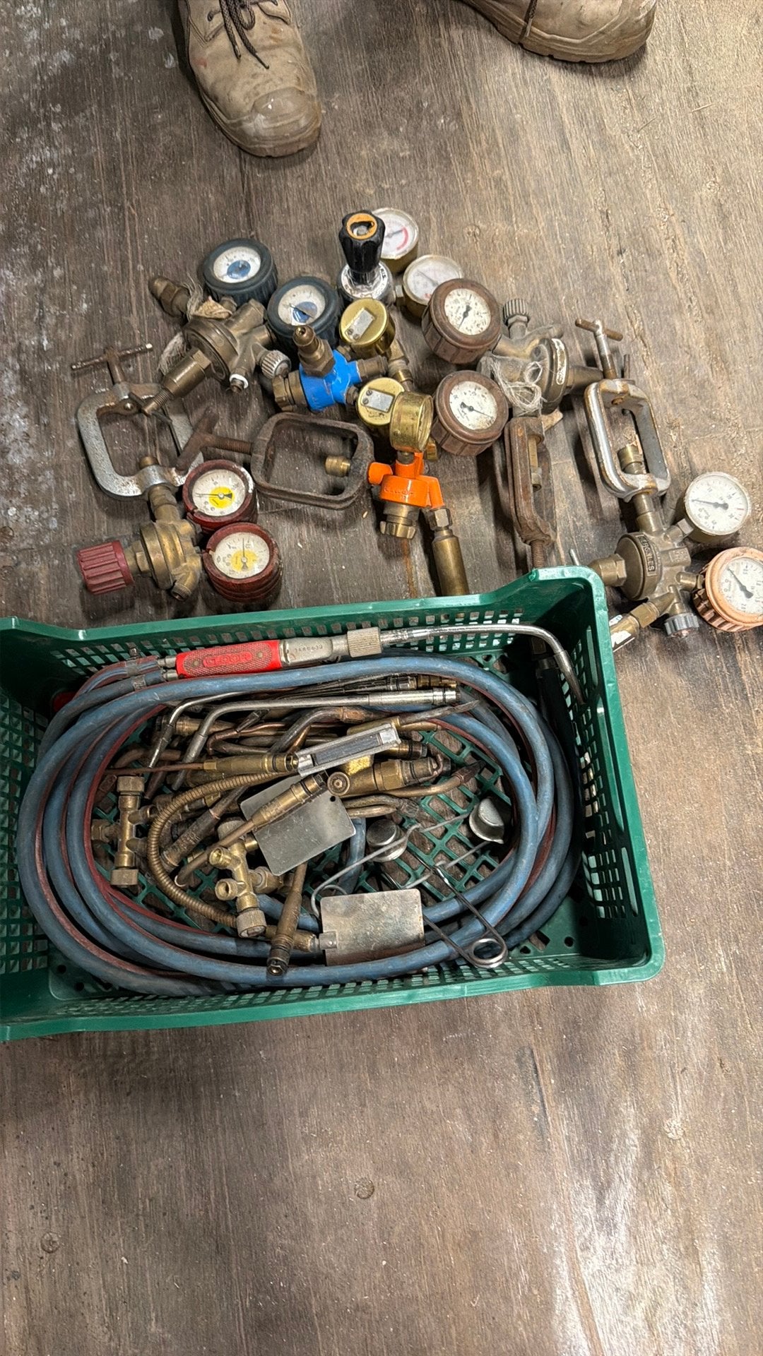 Div. Gas en zuurstof meters, Ophalen