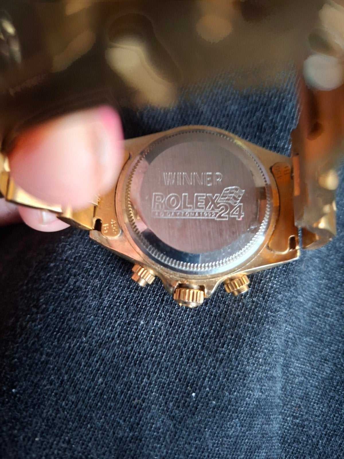 Rolex daytona, Sieraden, Tassen en Uiterlijk, Ophalen of Verzenden, Gebruikt, Goud, Rolex