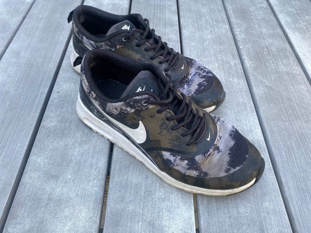 Nike Air Max Thea 38 37 zwart wit grijs sneakers schoen 37,5, Kleding | Dames, Ophalen of Verzenden, Nieuw, Wit, Sneakers of Gympen