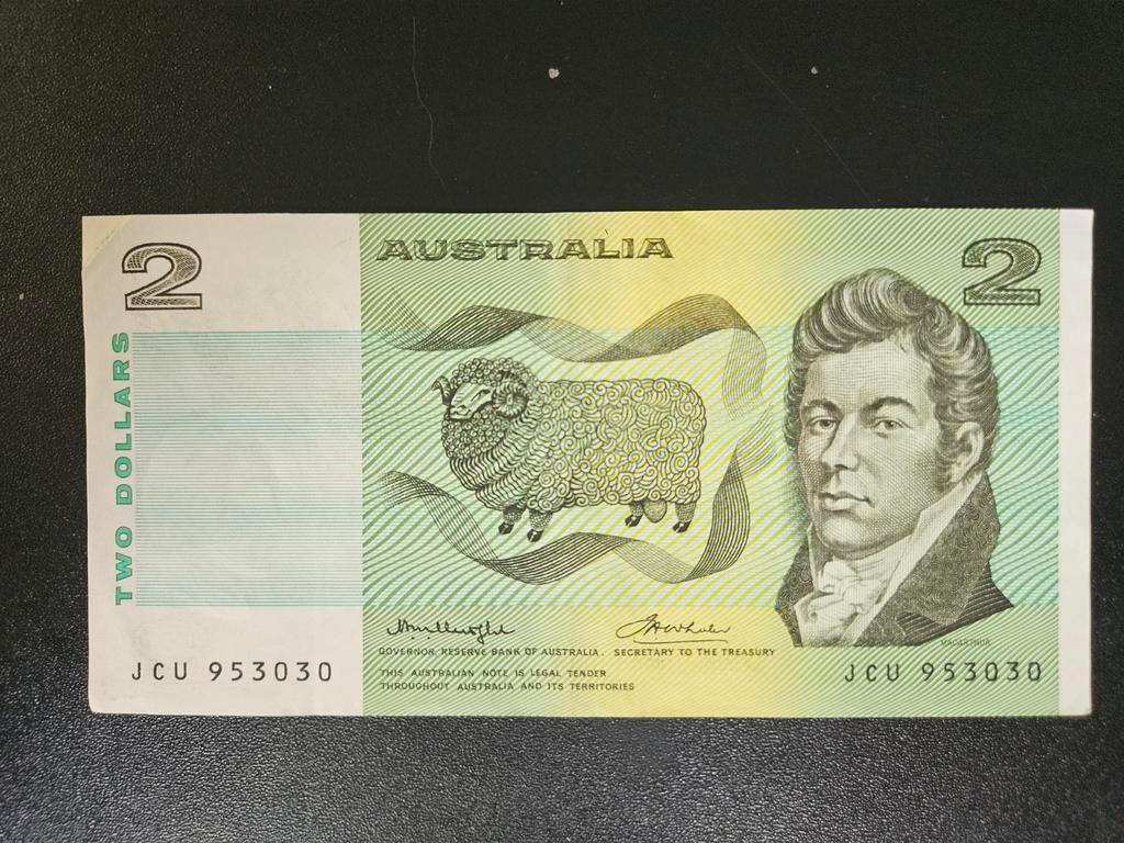 Australië pick 43b3 1976, Postzegels en Munten, Bankbiljetten | Oceanië, Ophalen of Verzenden, Los biljet