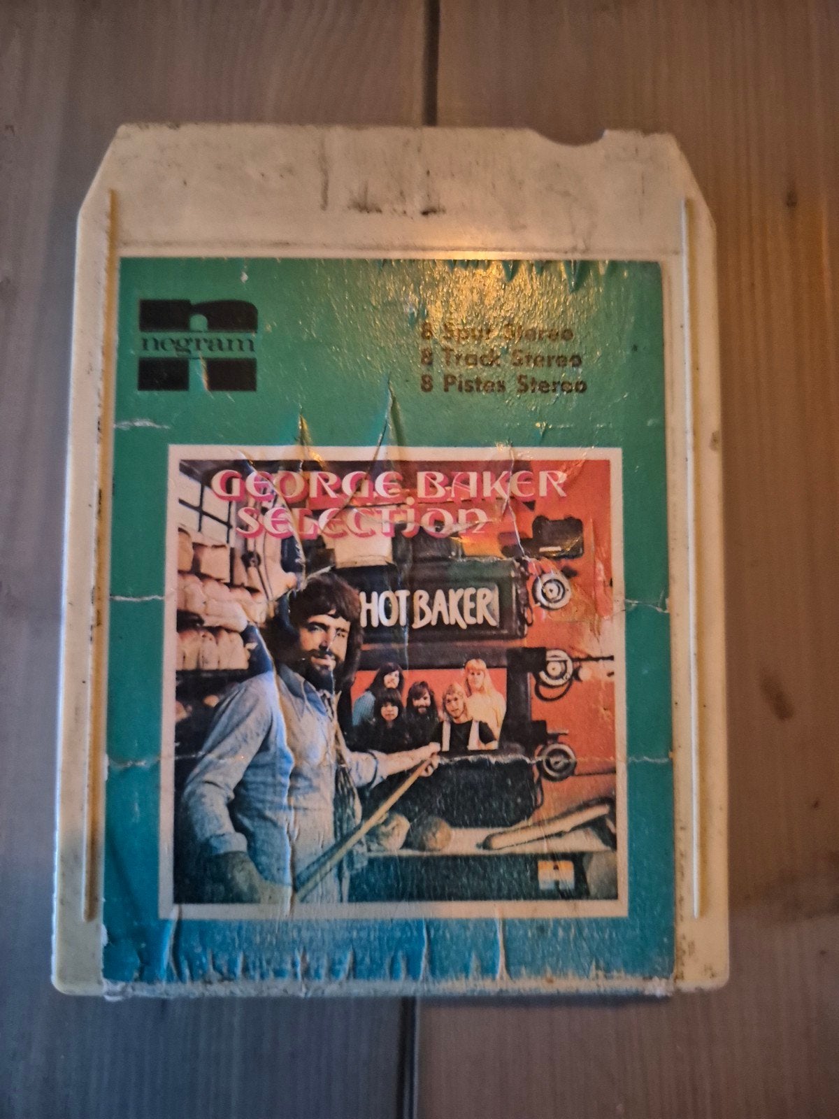 George Baker Selection - Hot Baker 8-track tape, Gebruikt, 1 bandje, Ophalen of Verzenden, Voorbespeeld