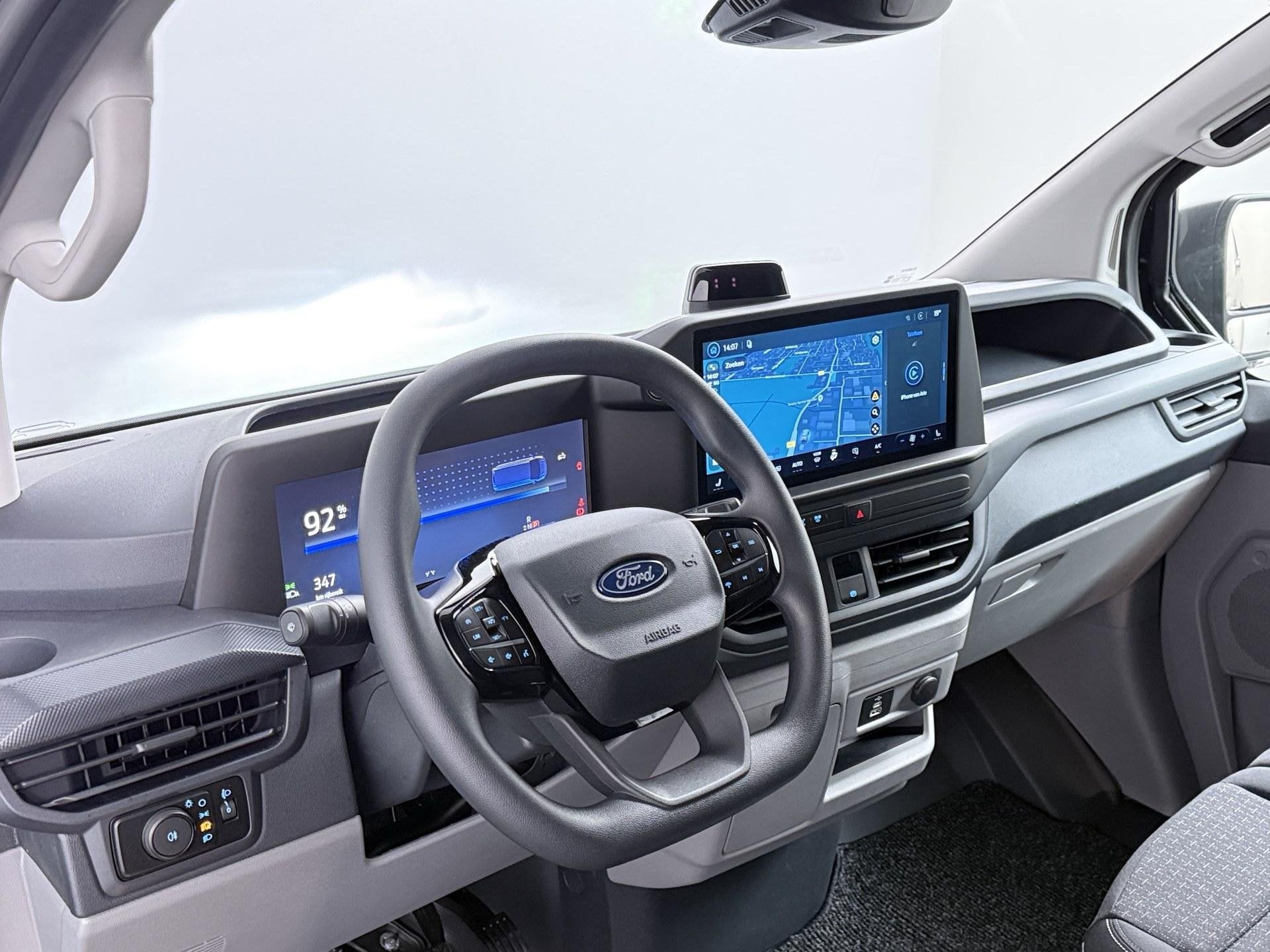 Ford E-Transit Custom 340 L2H1 Trend 71 kWh | Camera | 2x Sc, Automaat, 71 kWh, 470 min, Zwart