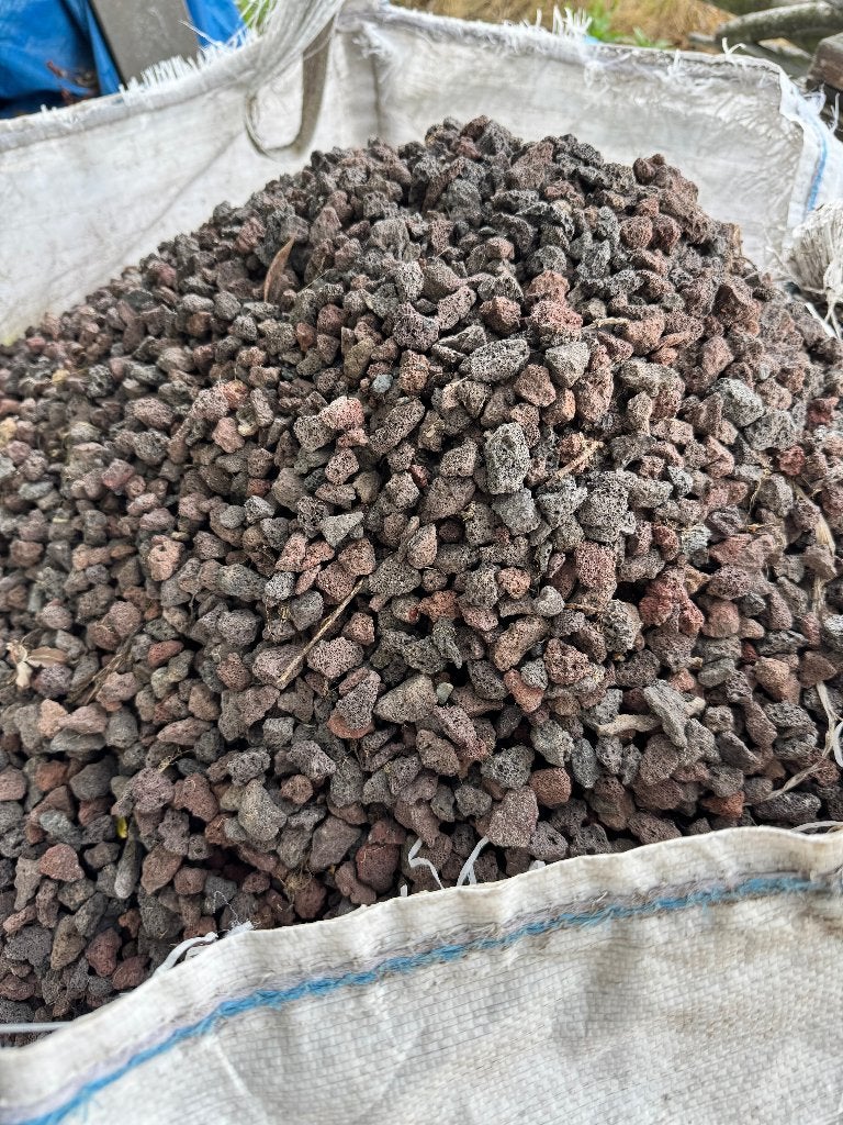 Lavasplit 1-2cm, Ophalen, Bruin, Zo goed als nieuw, Split
