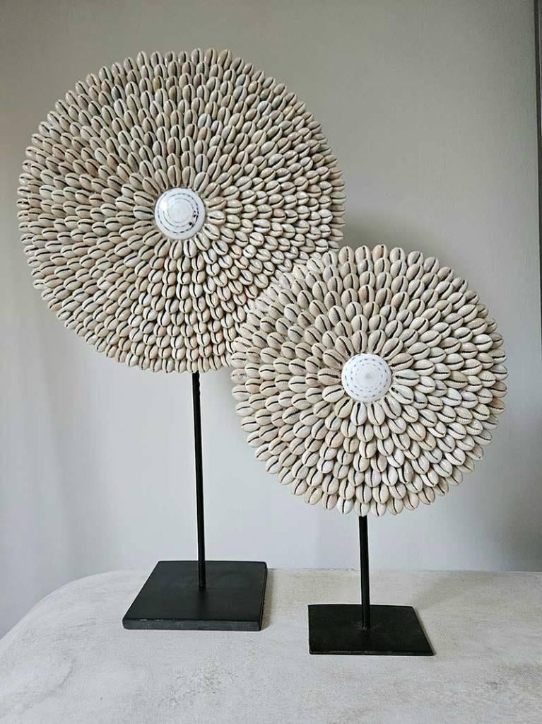 Kauri ornament op standaard uit Bali, Ophalen of Verzenden, Tropical Home, 6951nk, Nieuw