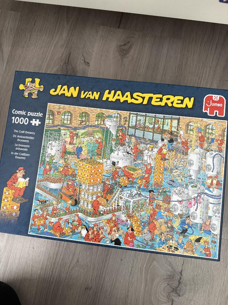 Jan van Haasteren De ambachtelijke brouwerij 1000 stukjes, Ophalen of Verzenden, 500 t/m 1500 stukjes, Zo goed als nieuw, Legpuzzel