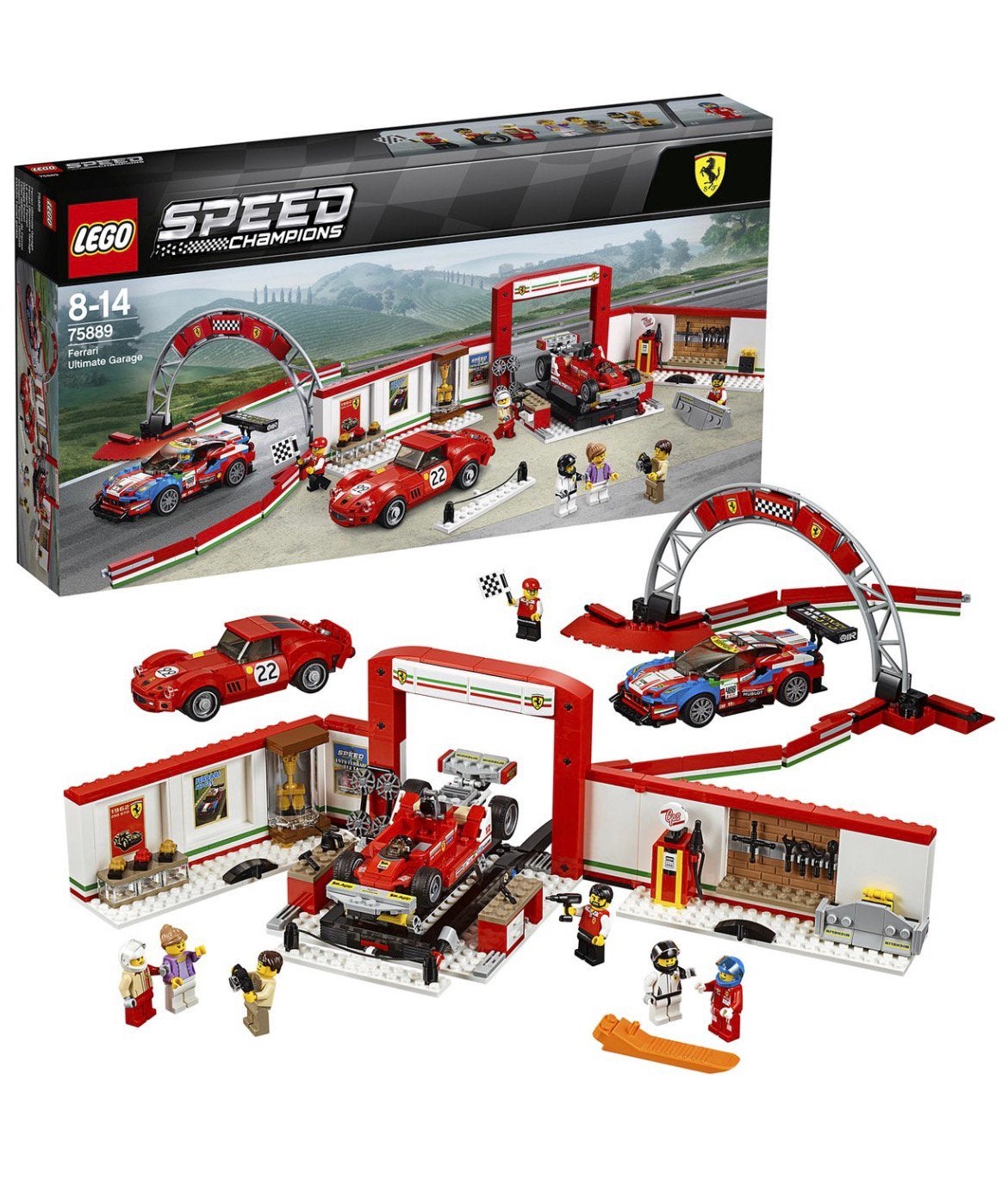 75889 LEGO Speed Champions Ferrari Ultimate Garage collectie, Ophalen of Verzenden, Zo goed als nieuw, Overige merken