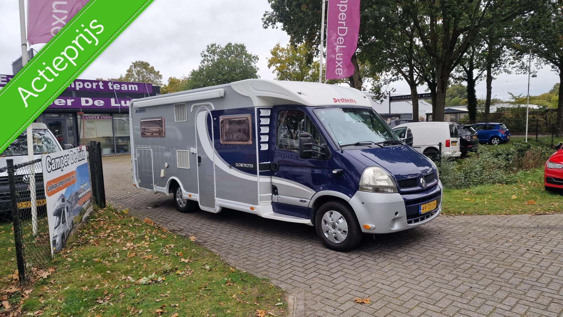 Dethleffs Esprit RT6614 Ruime & Complete Camper, Caravans en Kamperen, Ringverwarming, Tot en met 2, 7 tot 8 meter, Bedrijf
