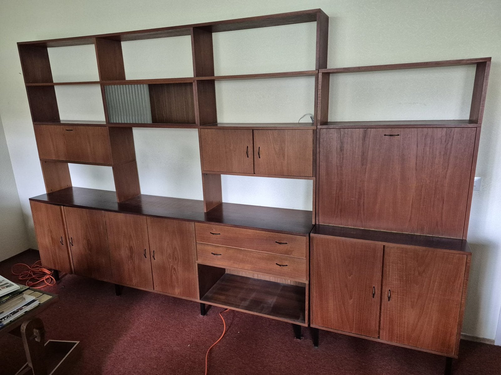 Vintage wandmeubel simpla lux, Huis en Inrichting, Kasten | Wandmeubels, Ophalen of Verzenden, 25 tot 50 cm