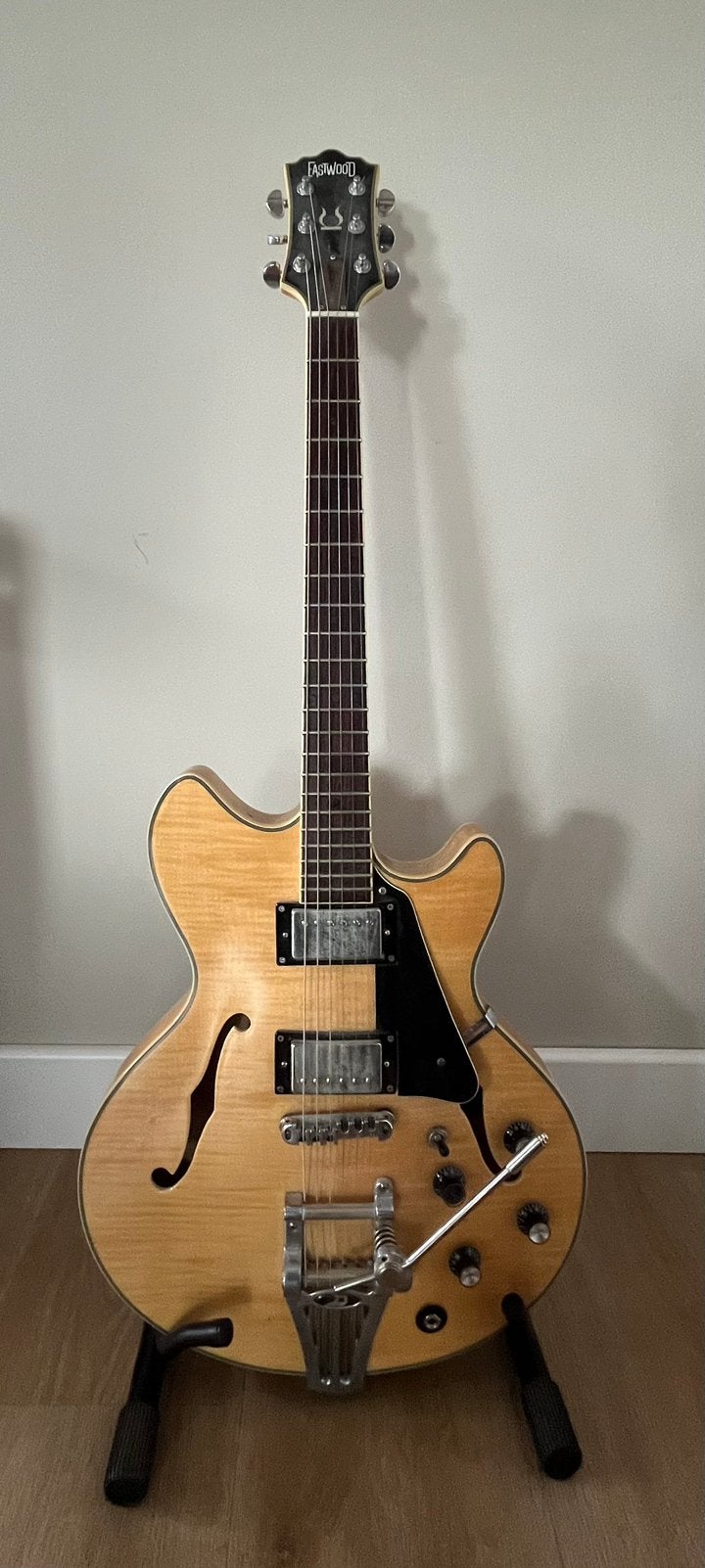 Eastwood savannah hollowbody, Ophalen of Verzenden, Gebruikt, Overige merken